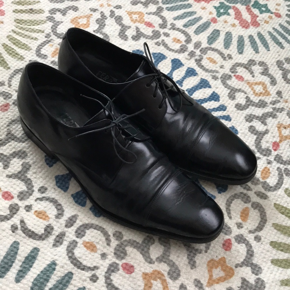 Salvatore Ferragamo Cap Toe Oxford Shoes